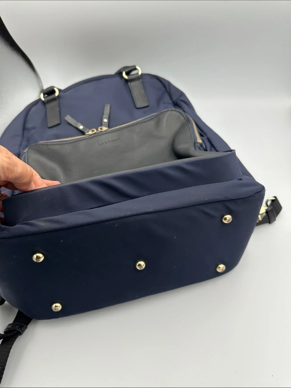 Lo & Sons The Rowledge Backpack Navy Black